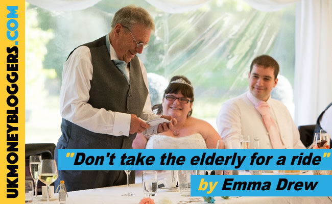 Emma Drew's Loose Change - "Don't take the elderly for a ride"