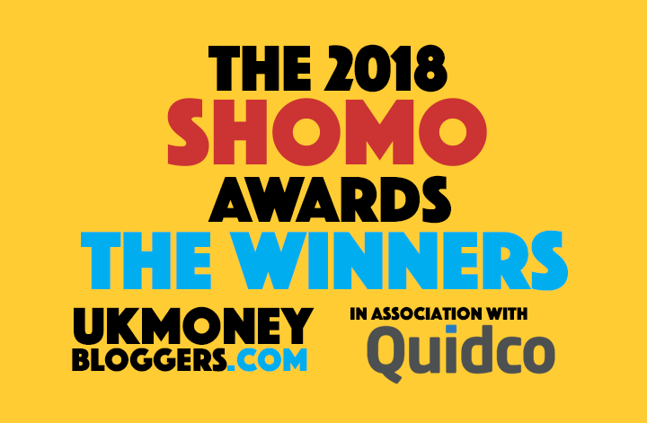 2018 SHOMO awards - UK Money Bloggers